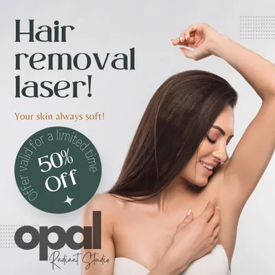 We believe everyone deserves to feel confident. Keep an eye out for our limited-time promotions, like this 50% discount, which make our expert laser hair removal services even more accessible.