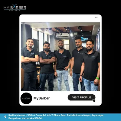 This is our talented team of grooming experts. We work together to ensure every client who walks through our doors leaves looking sharp and feeling confident.
