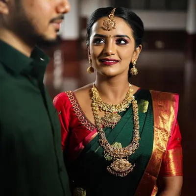 A beautiful candid moment where the bride looks lovingly at her groom. These are the quiet, emotional shots that truly tell the story of a wedding day.