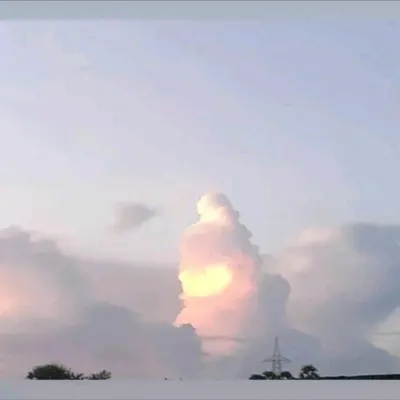 A moment of connection with the divine, where the sky itself seems to echo the stillness we cultivate. This is the kind of magic that happens when you pause and look up.