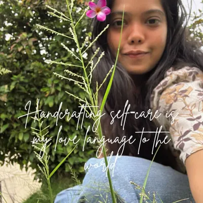 Handcrafting self-care is my love language to the world. It's my way of sharing a piece of my philosophy, inspired by nature and the simple joy of creating.