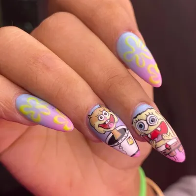 In my certification course, I teach the precision and fine-line brushwork required to bring any character to life. This hand-painted Spongebob and Sandy design is a perfect example of the detailed cartoon art skills you will develop.