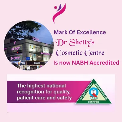 I am proud that my centre is NABH Accredited. This is the highest national recognition for quality, patient care, and safety, giving you the assurance that you are in the safest hands for your skin rejuvenation journey.