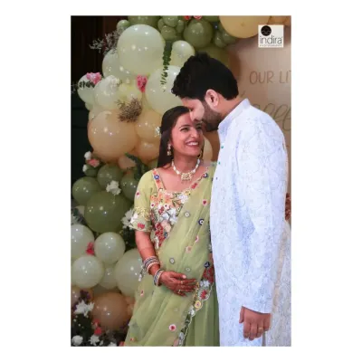 A quiet moment of love and anticipation between parents-to-be at their baby shower. I focus on capturing these gentle, unposed connections that tell the story of your growing family.