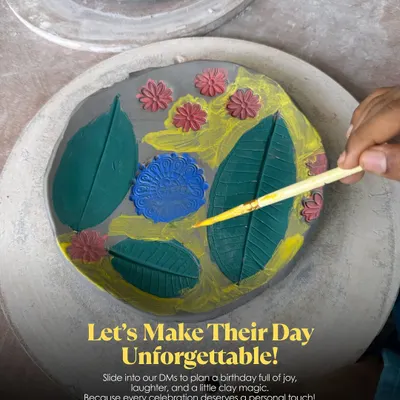 Let's make their day unforgettable! Slide into our DMs to plan a birthday party full of joy, laughter, and a little clay magic.