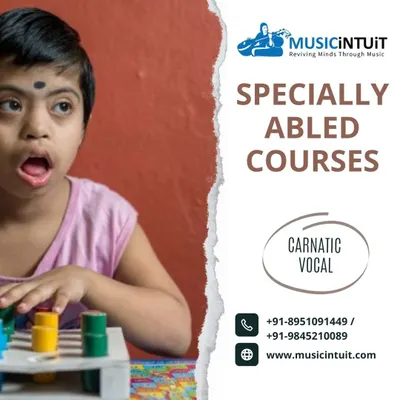 Our Carnatic vocal classes are designed to be inclusive for students with disabilities. We provide a supportive online environment where learners can explore the beauty of Carnatic music at their own pace, with teachers who understand their unique needs.