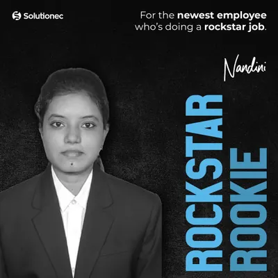 We celebrate Nandini, one of our "Rockstar Rookies" of 2024. This award recognizes the outstanding contributions of our newest team members who are already making a significant impact.
