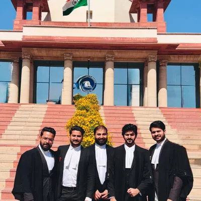We are a team of experienced litigators, seen here at the Supreme Court of India. Our presence in the country's highest court reflects our commitment to handling high-stakes cases and providing top-tier legal representation for our clients.