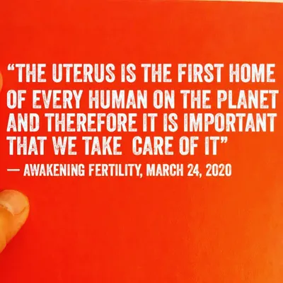 Your uterus is your baby's first home, and taking care of it is a sacred responsibility. I believe that honoring your womb through mindful nutrition and emotional well being creates a foundation for health, power, and creativity.