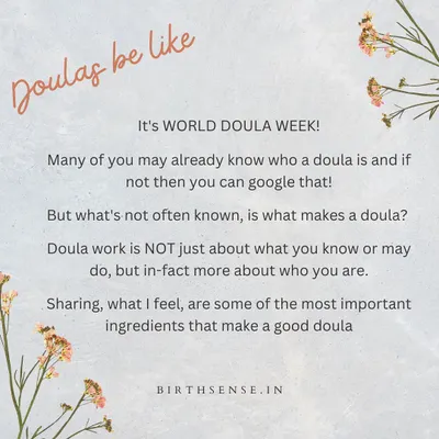 Doula work is not just about what I know or do, but about who I am. This series explains the core ingredients that I believe make a good doula.