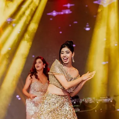 We can't keep calm, wedding season is here. The pure joy of a bridesmaid dancing her heart out on stage.