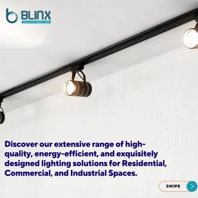 Our track lighting systems offer incredible flexibility for both residential and commercial spaces. The adjustable spotlights can be moved and aimed anywhere along the track, making them an ideal choice for accenting artwork, retail displays, or architectural features.