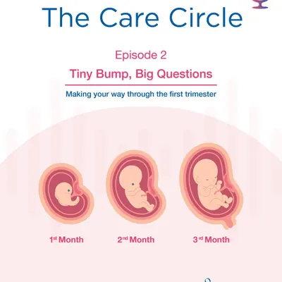 The first trimester is full of tiny bumps and big questions. In this episode of The Care Circle, our experts unpack common symptoms, essential scans, and how partners can offer support right after a positive test.