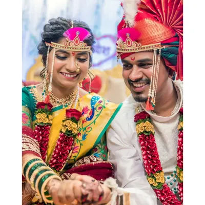 The pure joy of a Maharashtrian wedding ritual. We love the vibrant colors, happy smiles, and rich traditions that make these ceremonies so special and full of life.