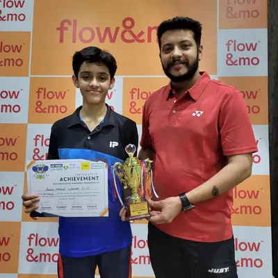 Congratulations to this SSBA student for his outstanding performance and victory at the 'My Game Open Badminton Tournament'. His hard work paid off.