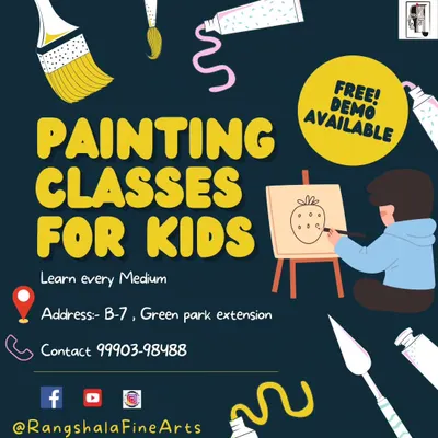 Give your child the gift of creativity! Our painting classes for kids cover every medium in a fun, supportive environment. Contact us for a free demo class.