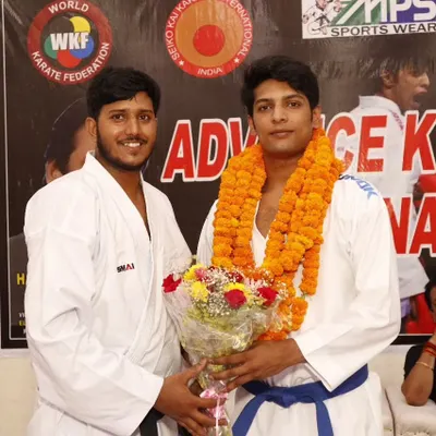 Honoring a guest instructor at our advanced Kumite seminar. We believe in learning from the best to provide the best training to our students.