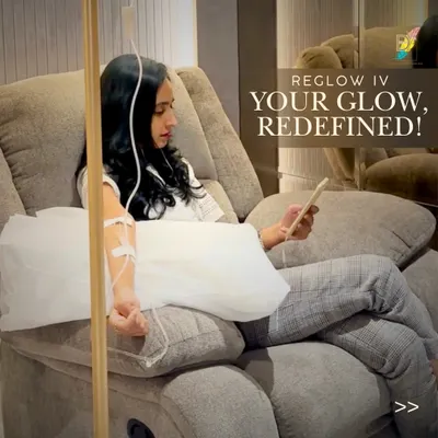Redefine your glow with my Reglow IV treatment. This therapy is designed to deliver powerful antioxidants and essential nutrients directly to your system for a radiance that comes from deep within.