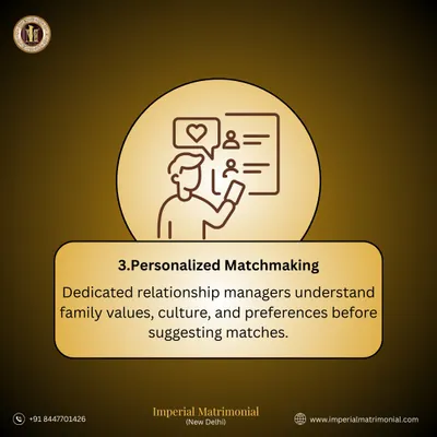 Our dedicated relationship managers provide personalized matchmaking by understanding your family values, culture, and preferences. This ensures that every suggestion is meaningful and relevant.
