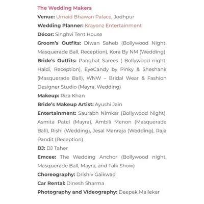 It was an honor to be the official DJ for this grand wedding at the Umaid Bhawan Palace in Jodhpur, handling the music for the Bollywood Night, Masquerade Ball, and Reception.