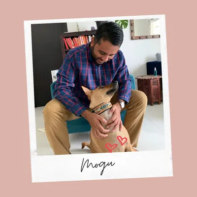 A beautiful moment between a pawrent and his best buddy, Mogu. We believe in strengthening the bond you share with your dog through healthy, loving care.