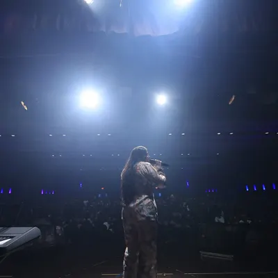 This is me, on stage, singing from the depths of my soul. The annual concert is a chance for both me and my students to feel the energy of a live audience and share our music on a grand scale.