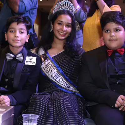 Our jury members, including pageant winners like Miss Celestial World, love interacting with the young talent.