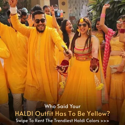 Thinking beyond yellow for your Haldi? This is your sign to explore the trendiest colors for your pre-wedding ceremonies.