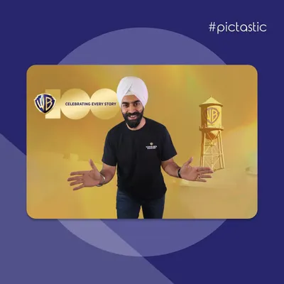 Another example of my instant background removal tech from the Warner Brothers event. This guest is seamlessly placed in a branded environment, all captured without a green screen.