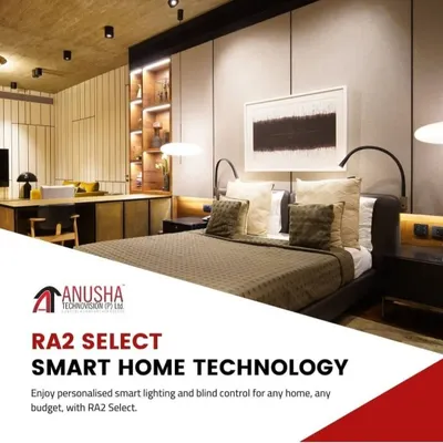 We offer the RA2 Select smart home technology, a personalized automation solution for any home and budget. This system allows you to control lighting and blinds from anywhere in the world using the free Lutron App on up to 100 devices.