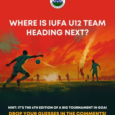 The announcement that started it all. Our U12 team was ready to head to Goa for a major national tournament, an essential experience for their development as competitive players.