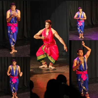 A collage of a masterclass Bharatanatyam performance by the legendary Sathyanarayana Raju. It was a blessing to host 7 of his 60 performances here at Vyoma.