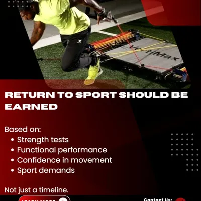 Return to sport should be earned, not just based on a timeline. Our criteria are objective: strength tests, functional performance, confidence in movement, and the ability to meet sport demands. We ensure you are fully prepared, not just pain-free.