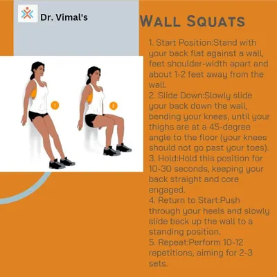 Wall squats are a foundational exercise we often prescribe for knee pain and strengthening quadriceps. This guide shows the correct posture to ensure you perform the movement safely and effectively at home.