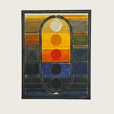 This S.H. Raza serigraph is a valuable print that requires the highest standard of care. We use museum-grade archival framing with UV-protective glass and acid-free materials to protect the delicate inks from fading, ensuring its artistic and financial value remains uncompromised.