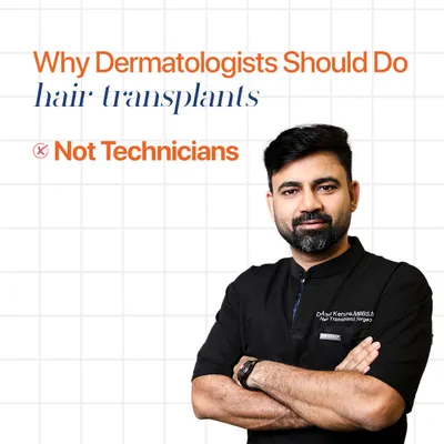 This is my core belief: hair transplants should only be done by qualified dermatologists or plastic surgeons, not technicians. My medical training ensures I understand hair biology, can manage complications, and deliver safe, aesthetic results.