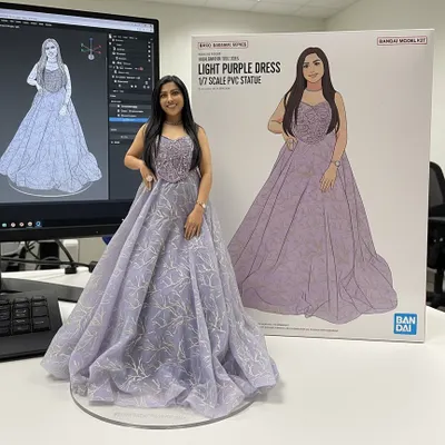 It was an incredible and humbling surprise to be immortalized as a 1/7 scale PVC statue. This unique gift from a client reflects the memorable impact I strive to make at every event I host.