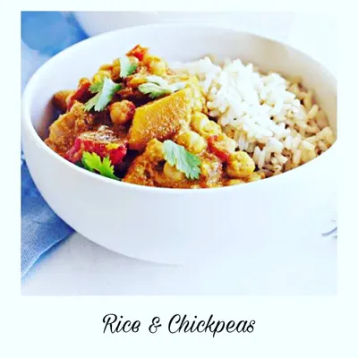 A comforting bowl of rice and chana (chickpeas) is a complete protein and a staple in a healthy Indian diet. Chickpeas are incredibly versatile and packed with fiber and vitamins, making them a perfect food for sustained energy.