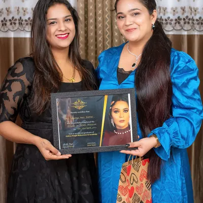 Celebrating another successful student from Batch 18 on her certification day. She is now equipped with the skills to take on professional makeup and hairstyling assignments.