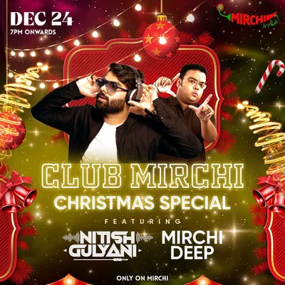 Super happy and proud to share this announcement for my Christmas special podcast on Club Mirchi 98.3 FM. I am grateful for the opportunity to share my music on such a big platform.