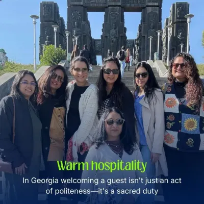 One of the reasons our community loves Georgia is the warm hospitality. Welcoming a guest isn't just politeness here, it's a sacred duty.