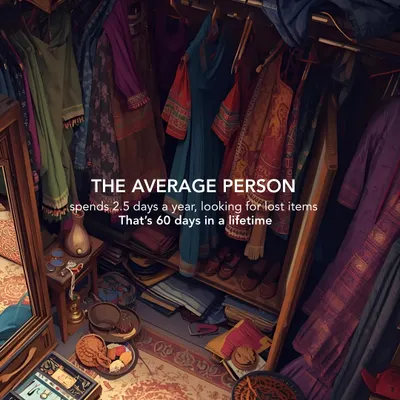The average person spends 2.5 days a year looking for lost items. Organizing is not about perfection; it is about saving yourself those tiny moments of panic and giving your day some breathing space.
