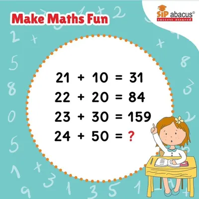 Here is a fun puzzle to make maths interesting. Can you figure out the logic and find the missing number? This is the kind of creative thinking we encourage in my classes.