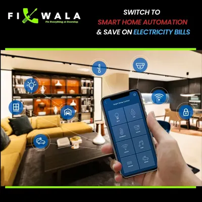 By switching to our smart home automation, you gain precise control over your energy usage. The app interface shown here allows you to manage various devices, helping you save significantly on electricity bills.