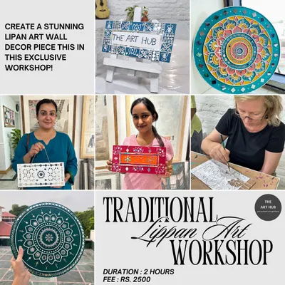 Learn the beautiful and intricate techniques of traditional Lippan art in this exclusive workshop. I guide you to create a stunning wall decor piece using clay and mirrors.