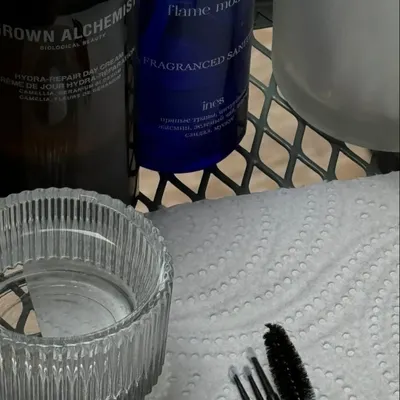 A close-up of some of the high-quality care products and tools we use. We believe in using only the best for our clients and in our training.