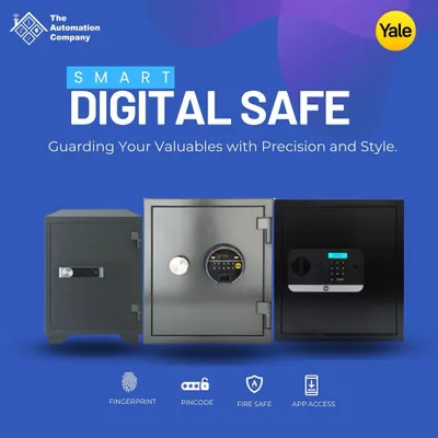 I provide specialized security for your most important possessions with Yale's smart digital safes. These units offer protection through fingerprint access, PIN codes, and durable fire-safe construction, ensuring your valuables are properly guarded.