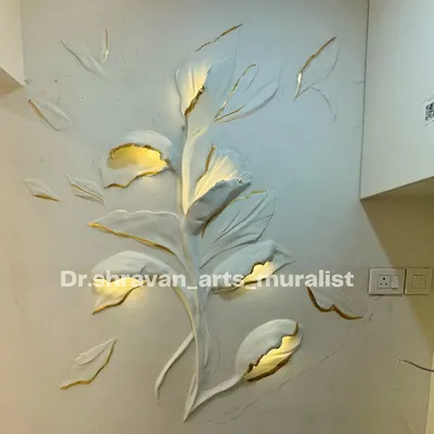 This is the kind of stunning 3D floral art you can create for your own home. I'll teach you my special sculptural painting techniques, including how to install LED lights so your masterpiece literally glows from within. It's a real showstopper!