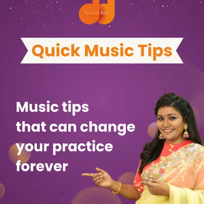 Here are some quick music tips that can change your practice forever. This series of graphics will give you actionable advice to improve your skills.