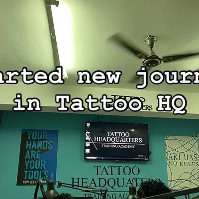 The journey to becoming a tattoo artist begins here. A view of our training academy, a space designed for learning, practice, and creativity.